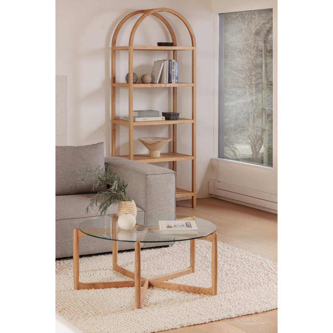American Home Furniture | Moe's Home Collection - Eero Bookcase Natural