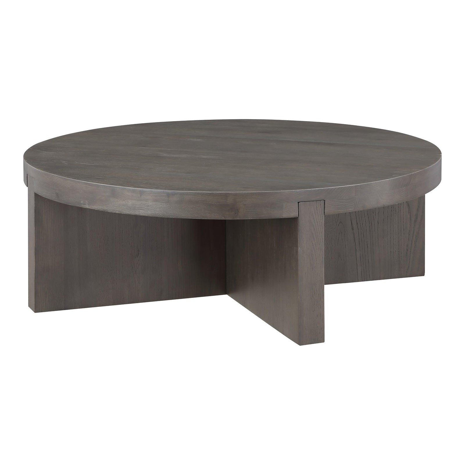 Moe's Home Collection - Folke Round Coffee Table Dark Brown - BC-1117-21 | American Home Furniture