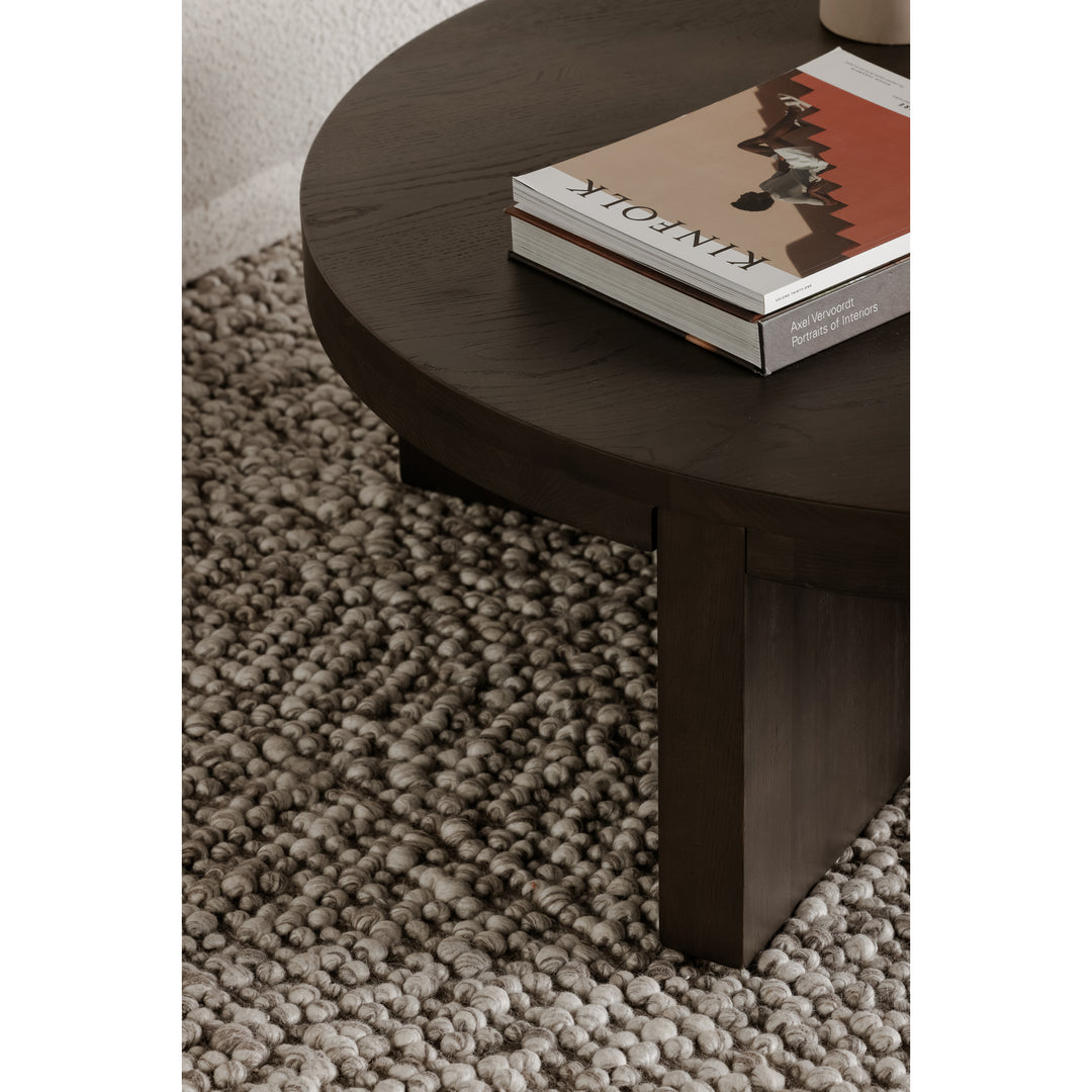 American Home Furniture | Moe's Home Collection - Folke Round Coffee Table Dark Brown