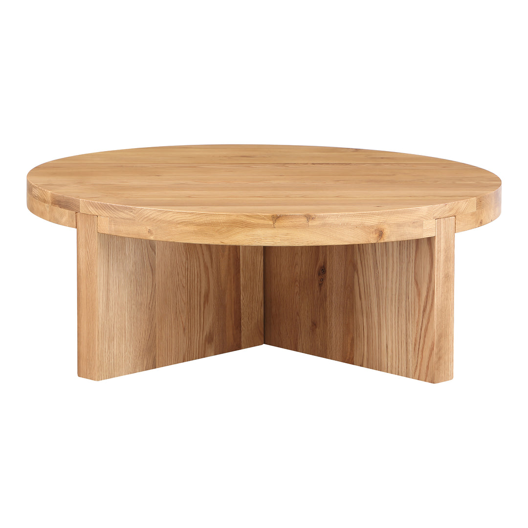 American Home Furniture | Moe's Home Collection - Folke Round Coffee Table Natural