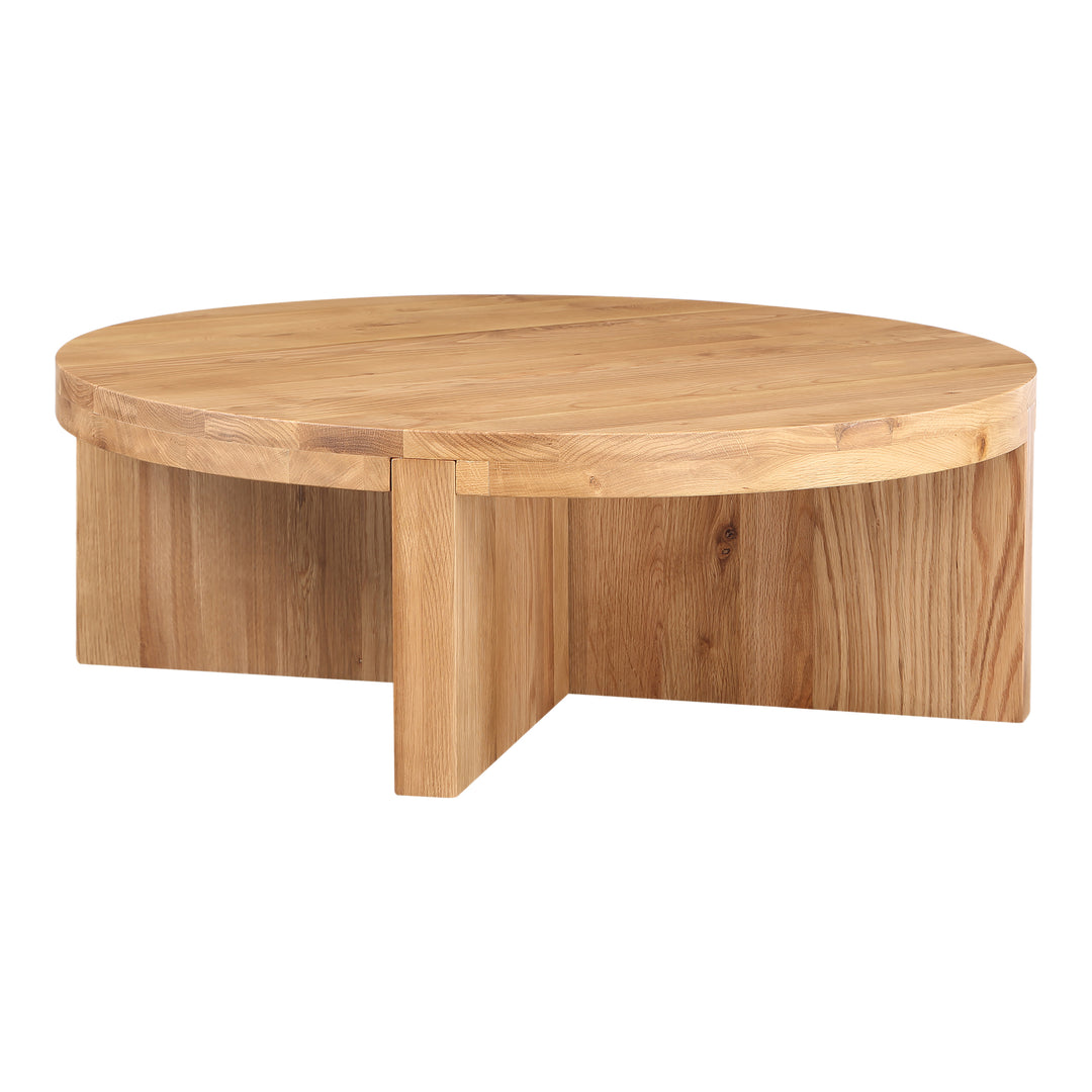 American Home Furniture | Moe's Home Collection - Folke Round Coffee Table Natural