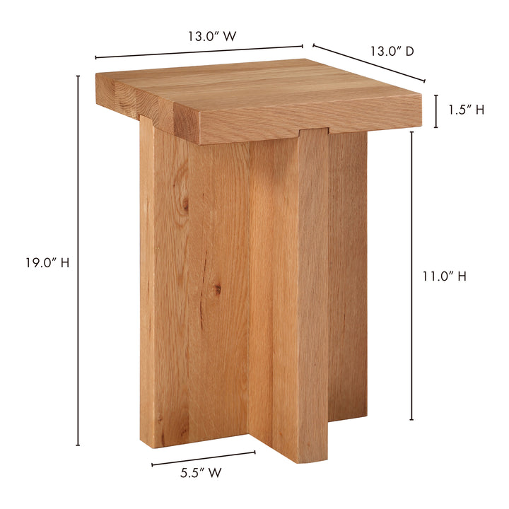 American Home Furniture | Moe's Home Collection - Folke Side Table Natural