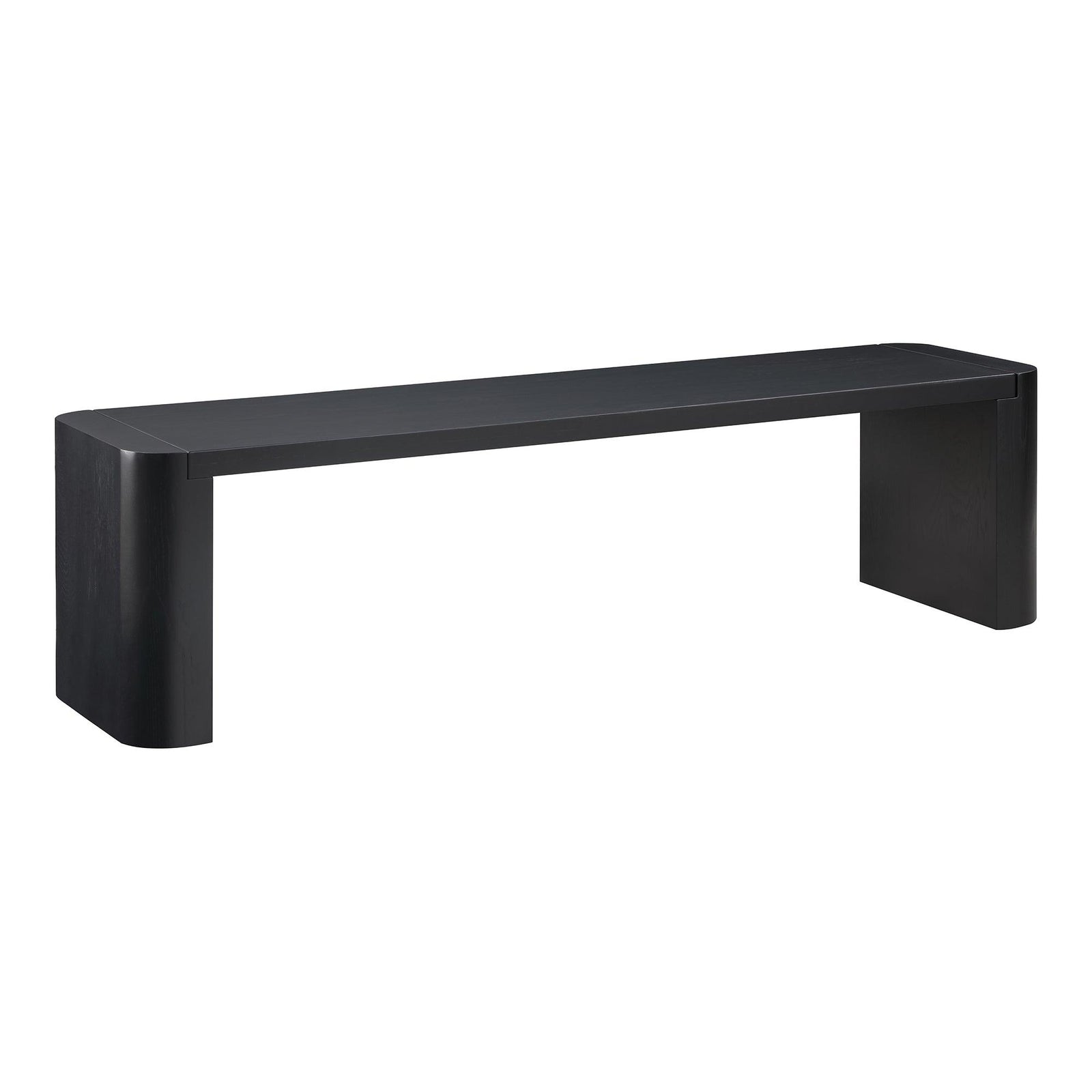 Moe's Home Collection - Post Dining Bench Small Black - BC-1120-02-0 | American Home Furniture