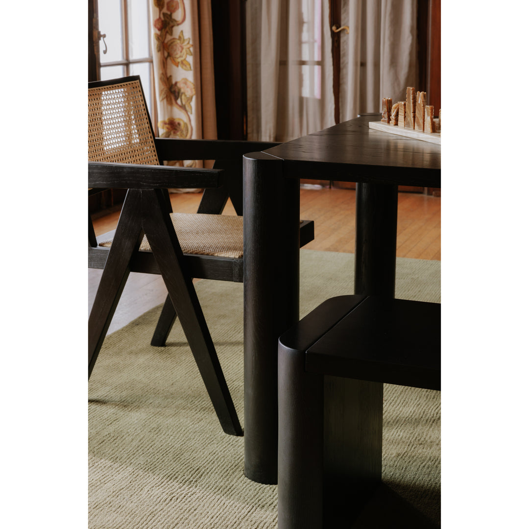 American Home Furniture | Moe's Home Collection - Post Dining Bench Small Black