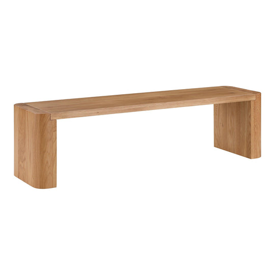 Moe's Home Collection - Post Dining Bench Small Natural - BC-1120-24-0 | American Home Furniture
