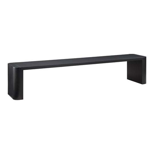 Moe's Home Collection - Post Dining Bench Large Black - BC-1121-02-0 | American Home Furniture