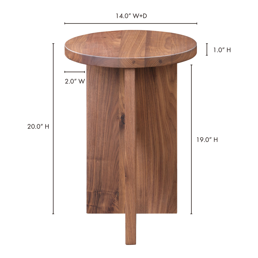 American Home Furniture | Moe's Home Collection - Grace Accent Table Walnut