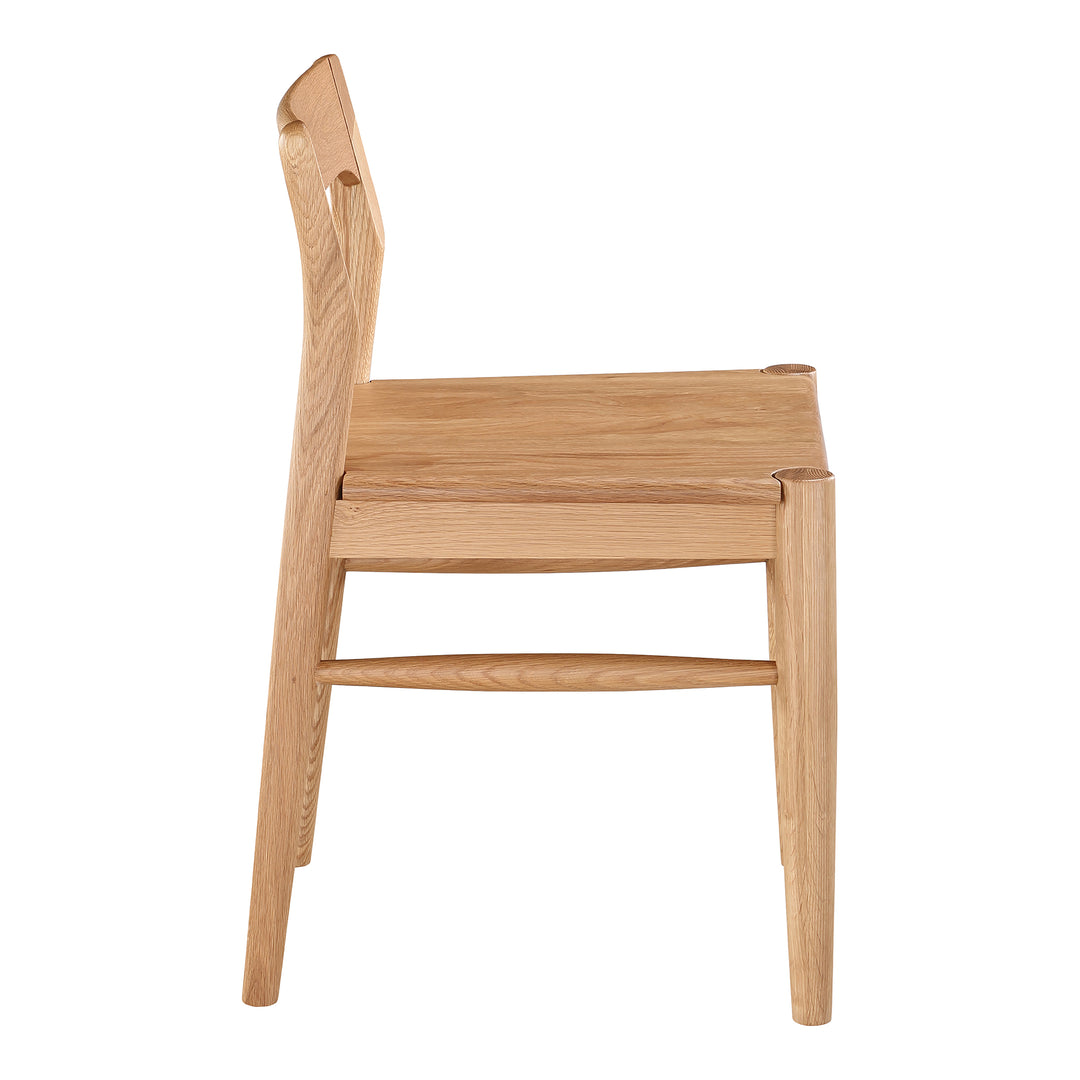 American Home Furniture | Moe's Home Collection - Owing Dining Chair Oak-Set Of Two