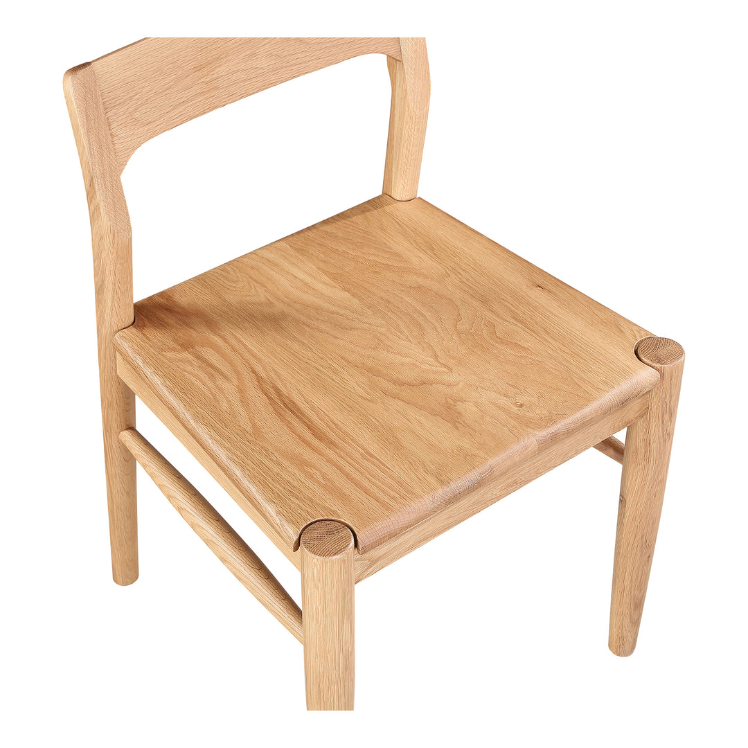 American Home Furniture | Moe's Home Collection - Owing Dining Chair Oak-Set Of Two