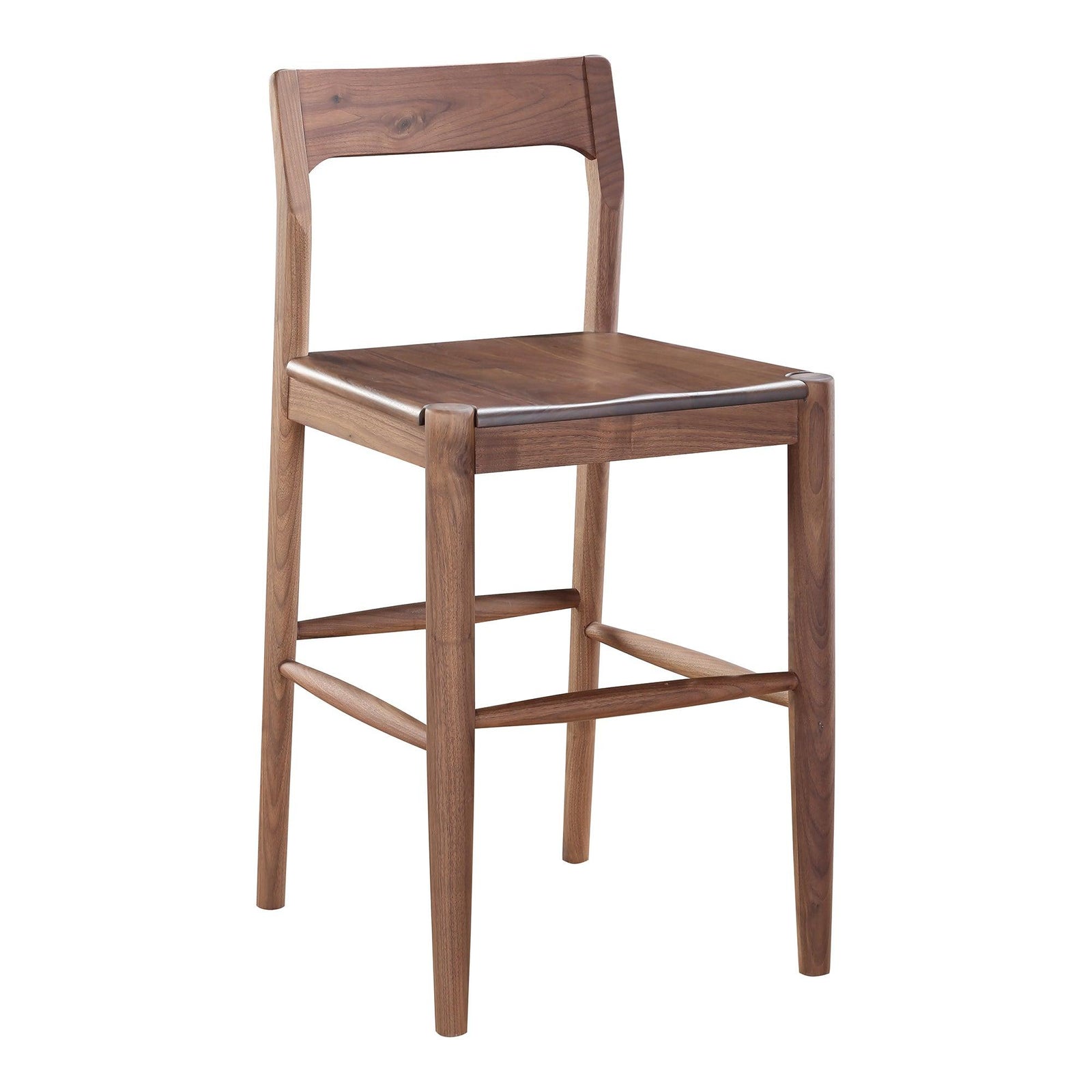 Moe's Home Collection - Owing Counter Stool Walnut - BC-1124-03 | American Home Furniture