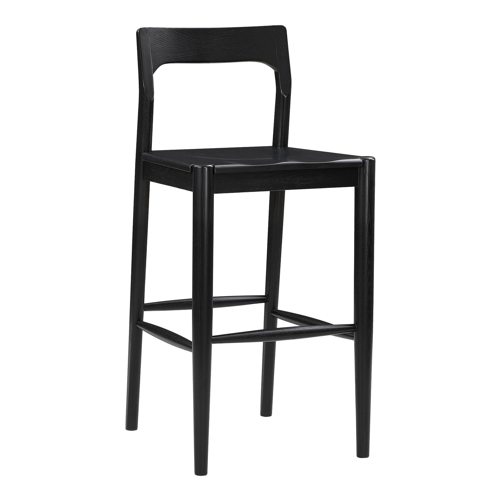 Moe's Home Collection - Owing Barstool Black - BC-1125-02 | American Home Furniture