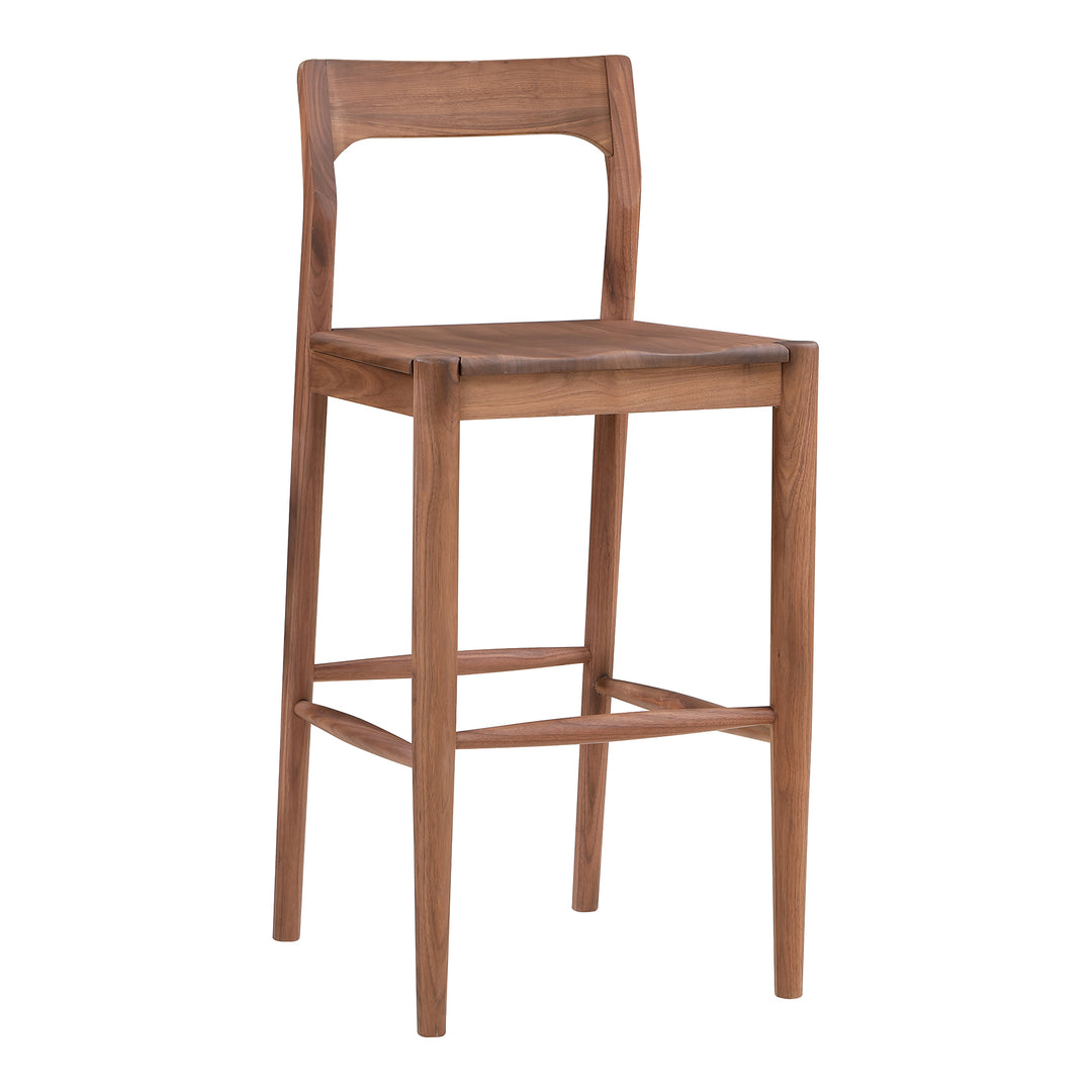 American Home Furniture | Moe's Home Collection - Owing Barstool Walnut