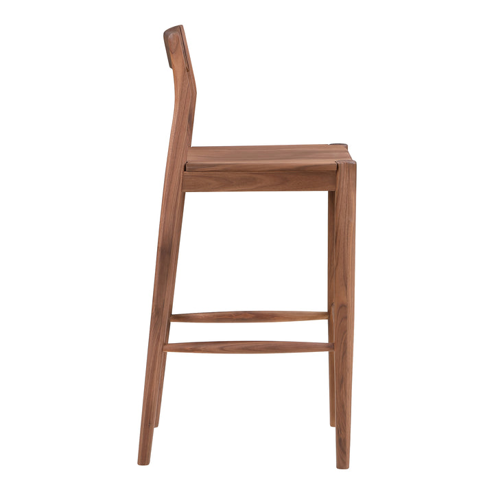 American Home Furniture | Moe's Home Collection - Owing Barstool Walnut