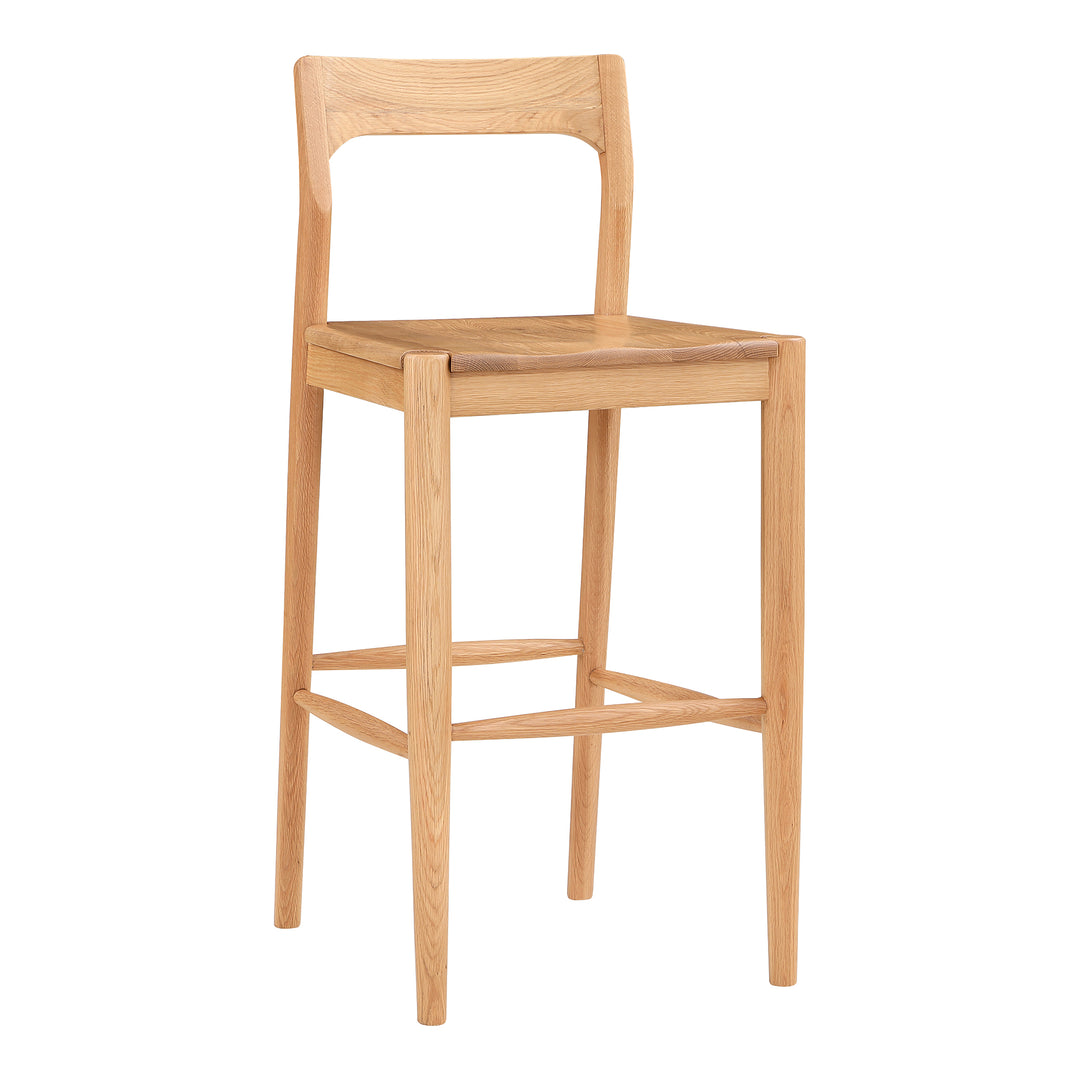 American Home Furniture | Moe's Home Collection - Owing Barstool Oak