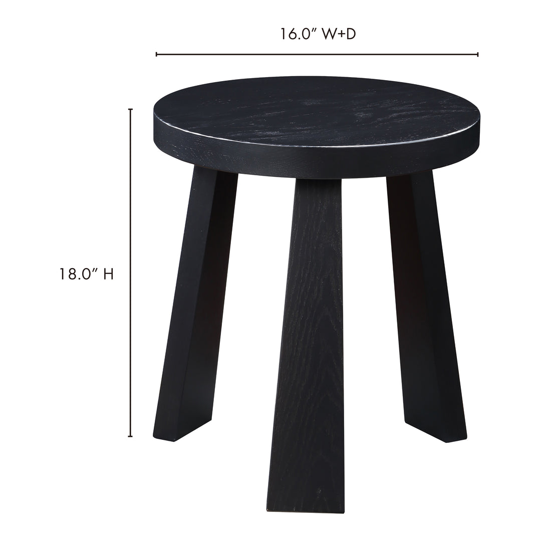 American Home Furniture | Moe's Home Collection - Lund Stool Black Oak