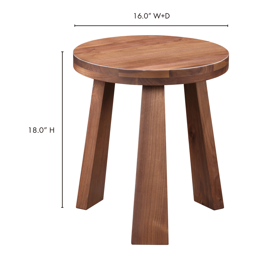 American Home Furniture | Moe's Home Collection - Lund Stool Walnut