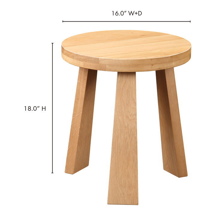 American Home Furniture | Moe's Home Collection - Lund Stool Oak