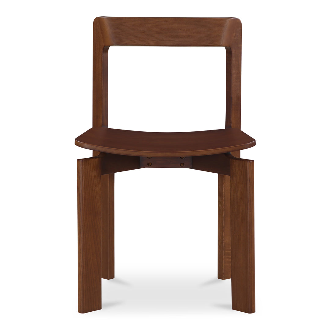 American Home Furniture | Moe's Home Collection - Daifuku Dining Chair Walnut Stained Ash-Set Of Two