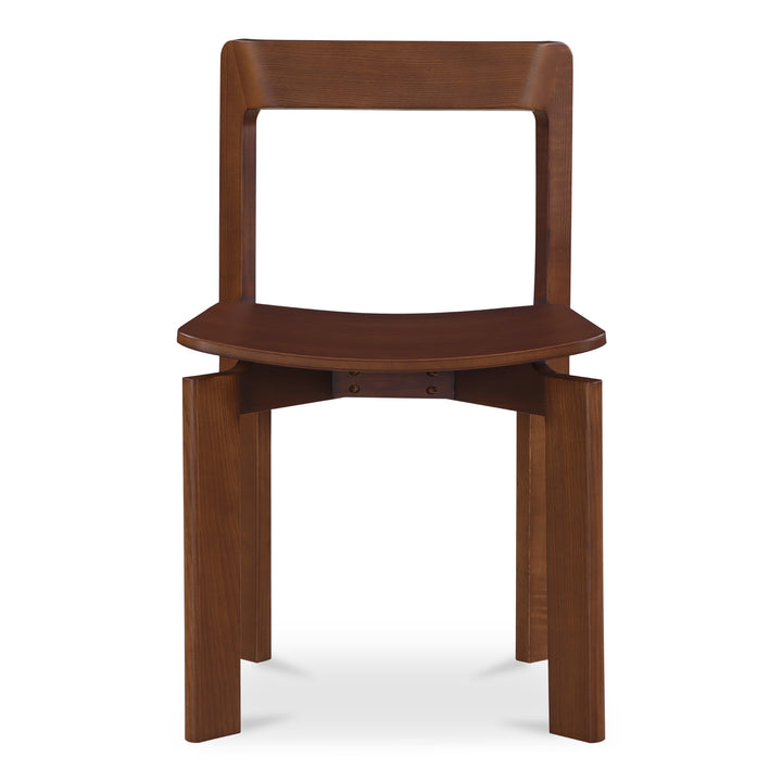 American Home Furniture | Moe's Home Collection - Daifuku Dining Chair Walnut Stained Ash-Set Of Two