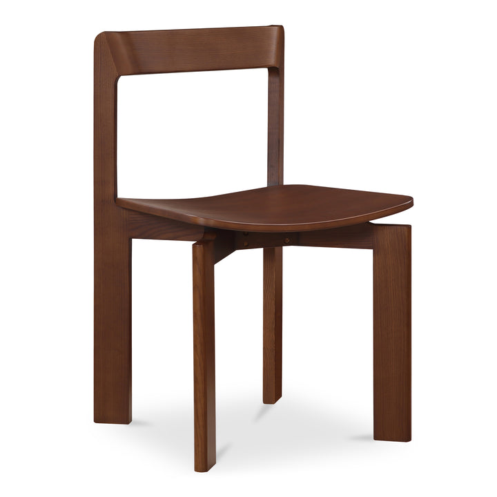 American Home Furniture | Moe's Home Collection - Daifuku Dining Chair Walnut Stained Ash-Set Of Two