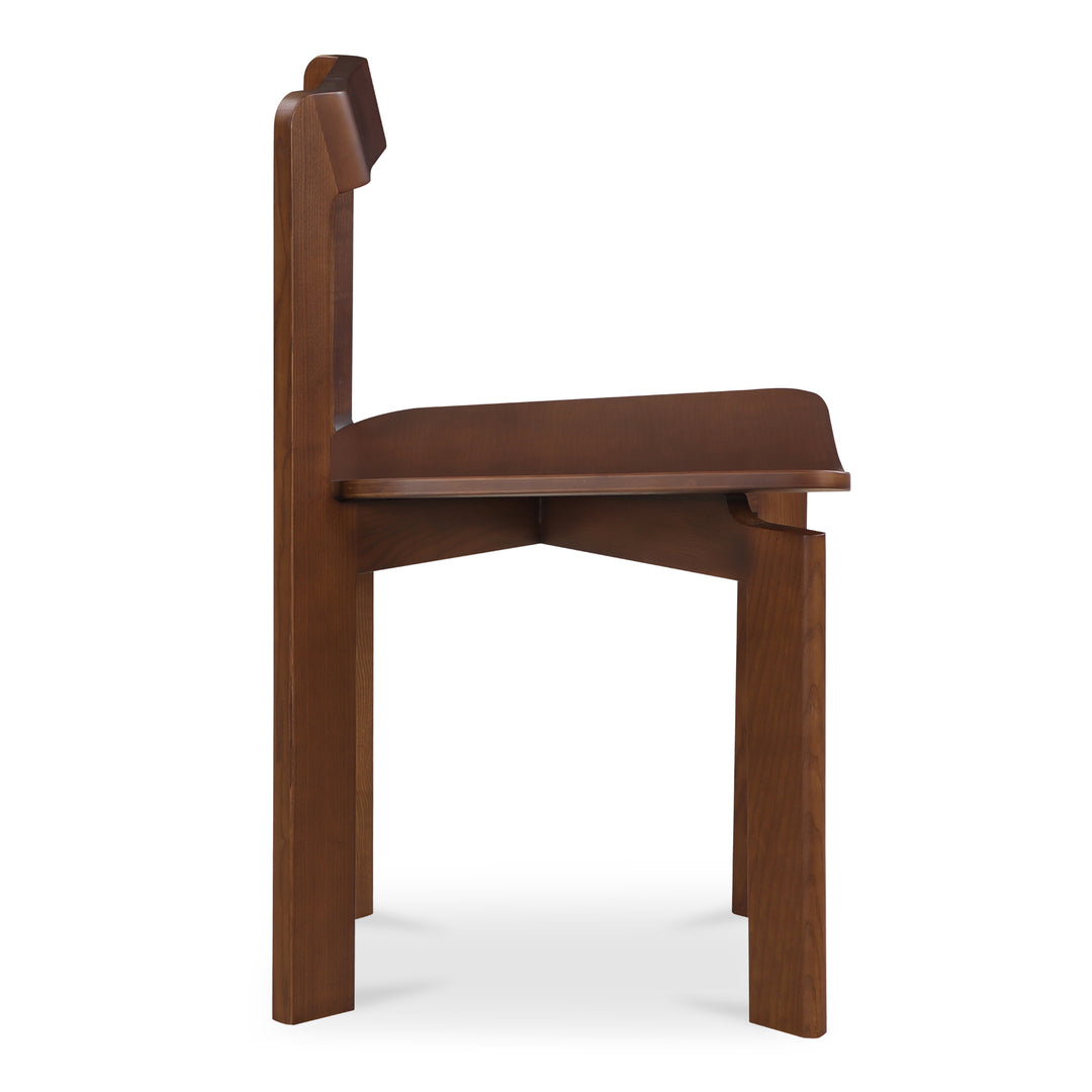 American Home Furniture | Moe's Home Collection - Daifuku Dining Chair Walnut Stained Ash-Set Of Two