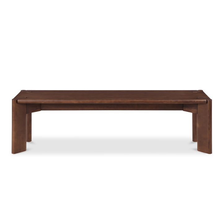 American Home Furniture | Moe's Home Collection - Daifuku Dining Bench Small Walnut Stained Ash