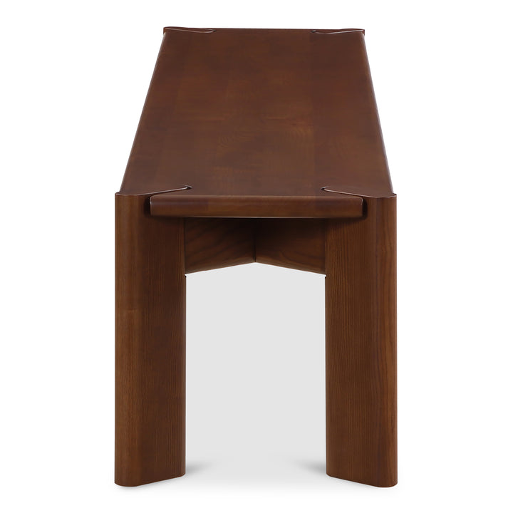 American Home Furniture | Moe's Home Collection - Daifuku Dining Bench Small Walnut Stained Ash