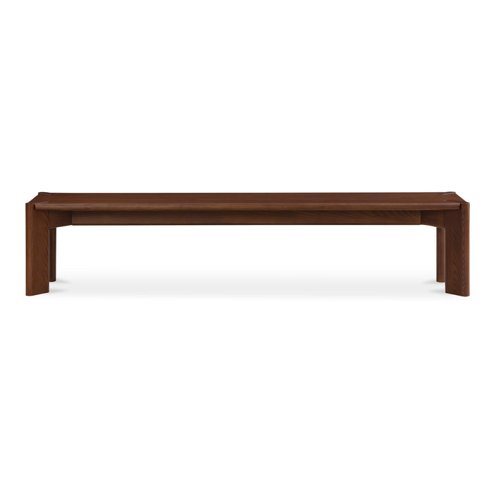 American Home Furniture | Moe's Home Collection - Daifuku Dining Bench Large Walnut Stained Ash