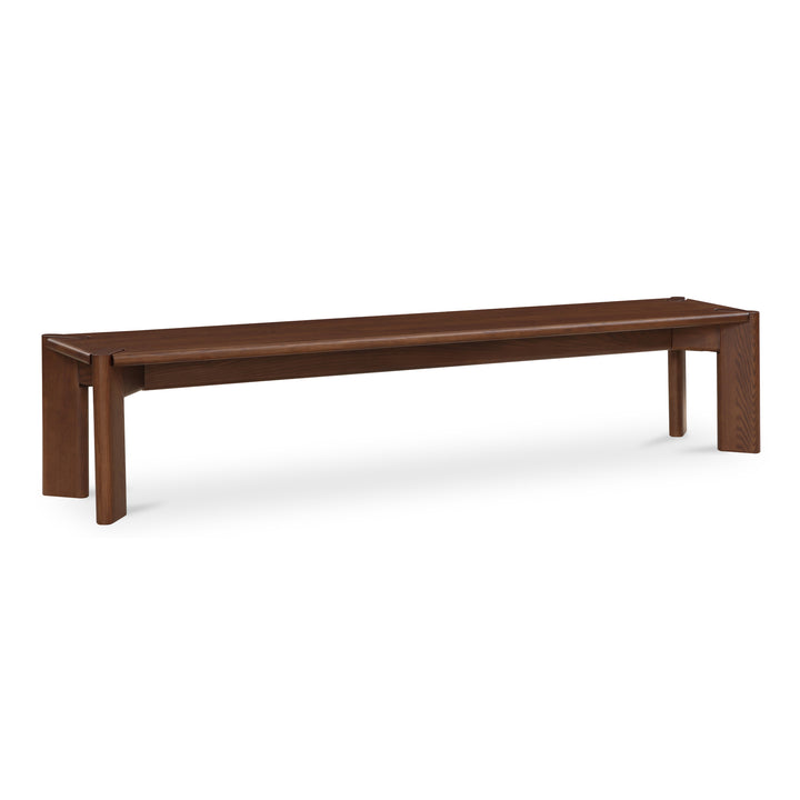 American Home Furniture | Moe's Home Collection - Daifuku Dining Bench Large Walnut Stained Ash