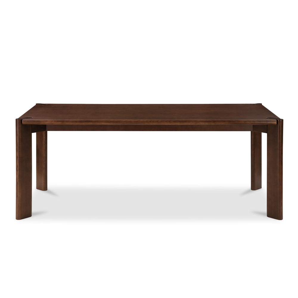 American Home Furniture | Moe's Home Collection - Daifuku Dining Table Small Walnut Stained Ash