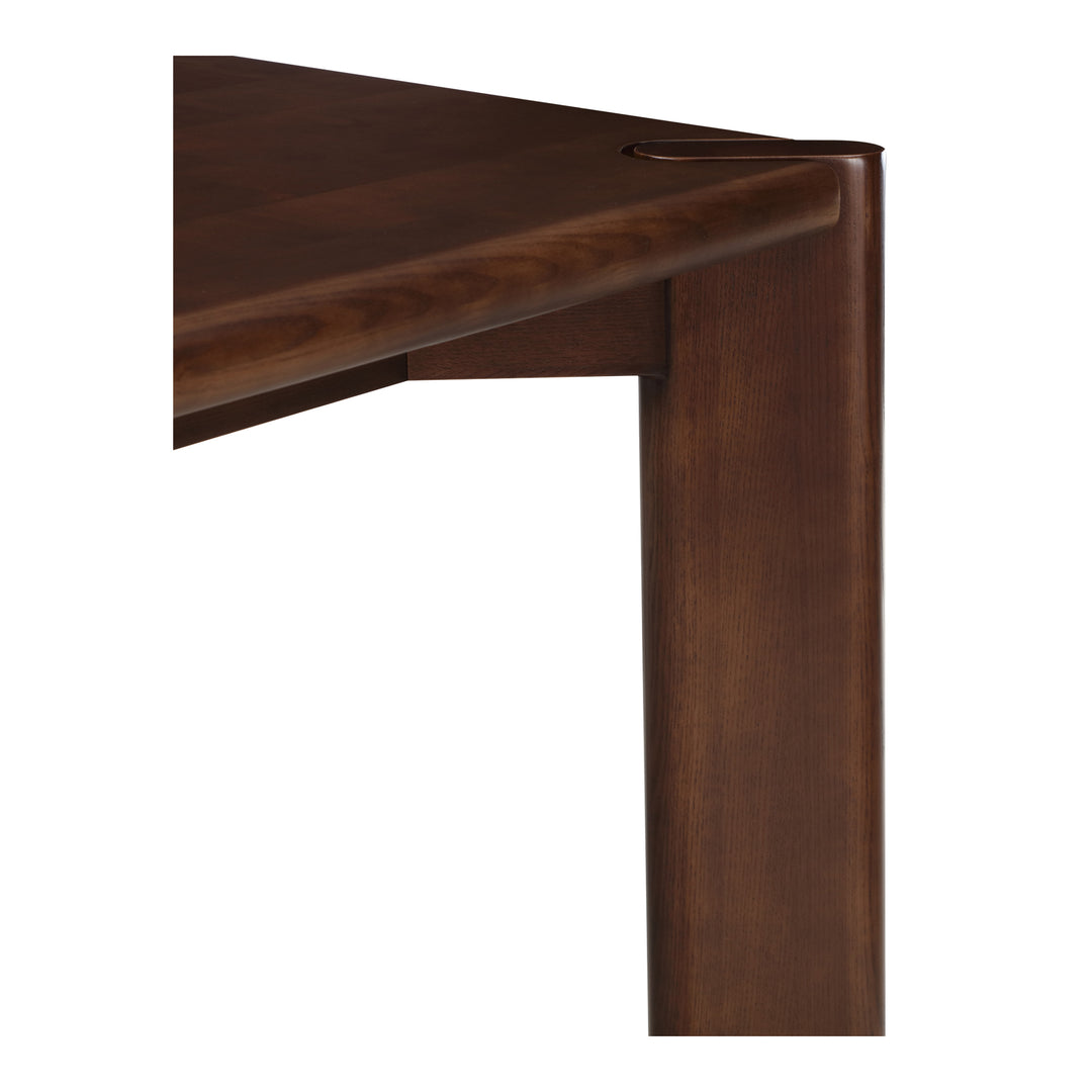 American Home Furniture | Moe's Home Collection - Daifuku Dining Table Small Walnut Stained Ash