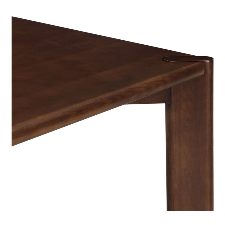 American Home Furniture | Moe's Home Collection - Daifuku Dining Table Small Walnut Stained Ash