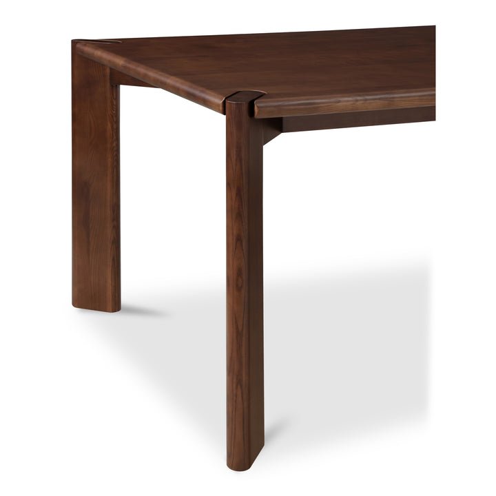 American Home Furniture | Moe's Home Collection - Daifuku Dining Table Small Walnut Stained Ash