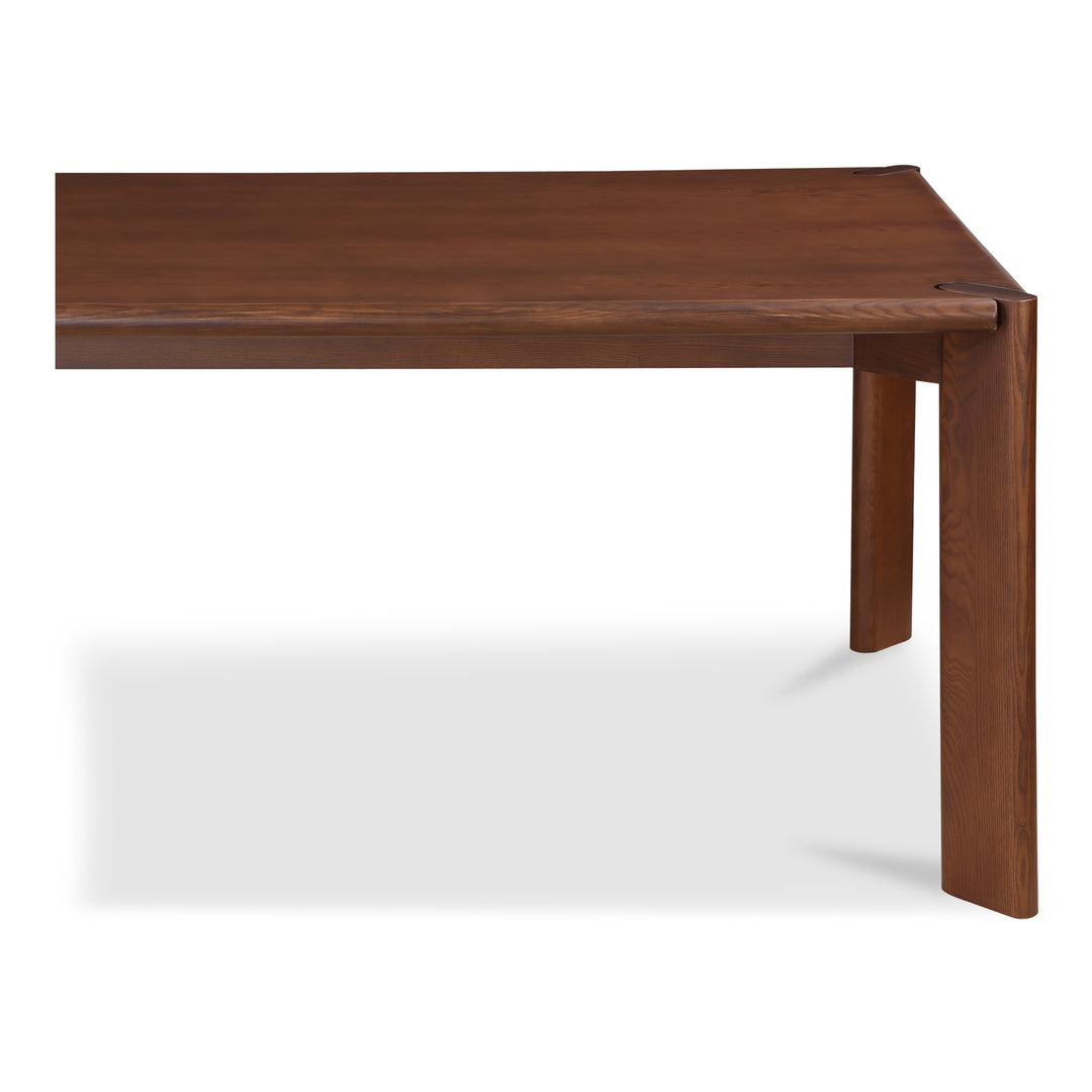 American Home Furniture | Moe's Home Collection - Daifuku Dining Table Large Walnut Stained Ash