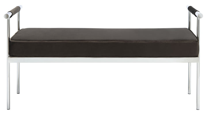 PIM LONG RECTANGLE BENCH W/ ARMS - Safavieh - AmericanHomeFurniture