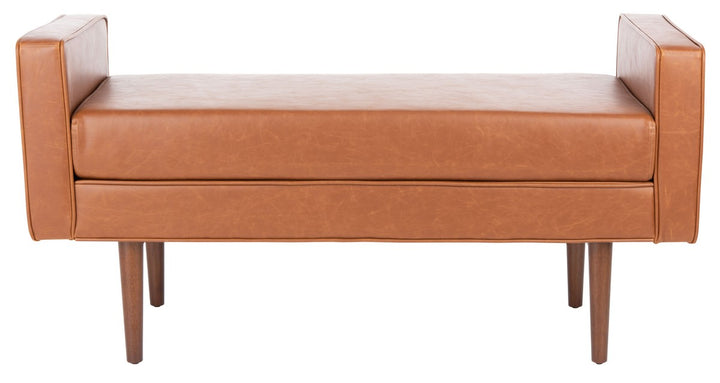 HENRI MIDCENTURY BENCH - Safavieh - AmericanHomeFurniture