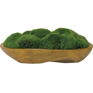 Moss Mound, Planter Rectangle ConcreteFaux Greenery, 6