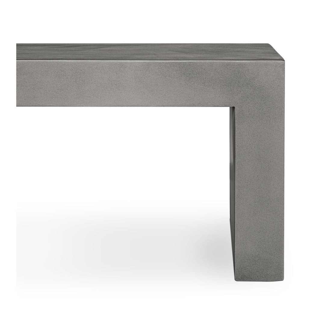 American Home Furniture | Moe's Home Collection - Lazarus Outdoor Bench Grey
