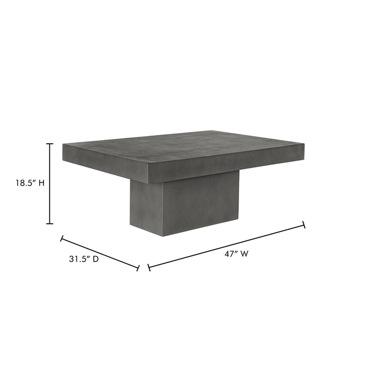 American Home Furniture | Moe's Home Collection - Maxima Outdoor Coffee Table