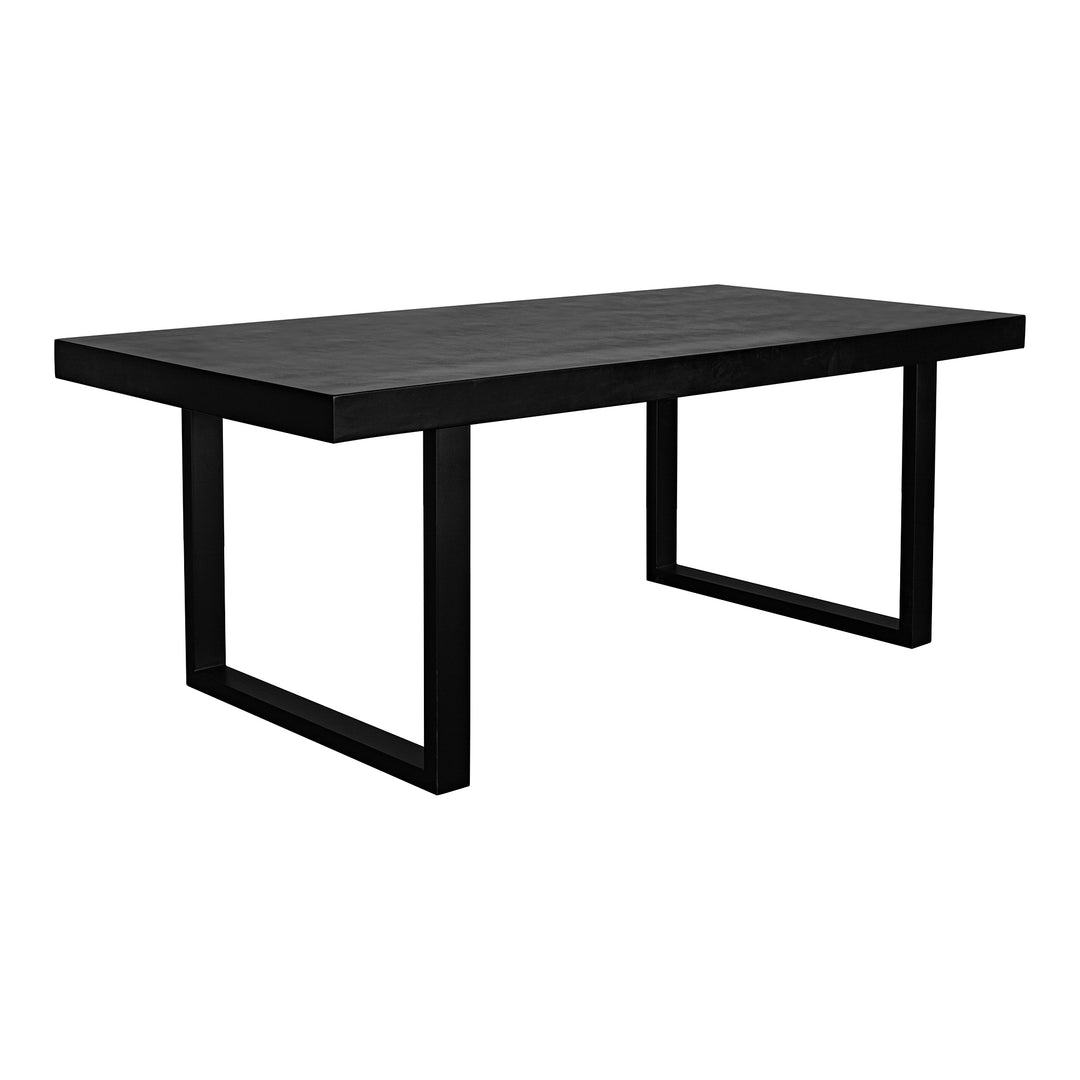 American Home Furniture | Moe's Home Collection - Jedrik Outdoor Dining Table Large Black