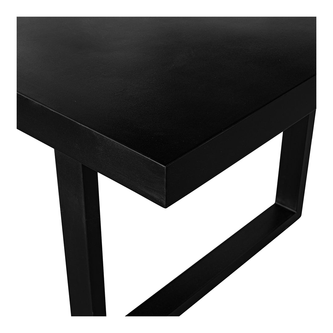 American Home Furniture | Moe's Home Collection - Jedrik Outdoor Dining Table Large Black