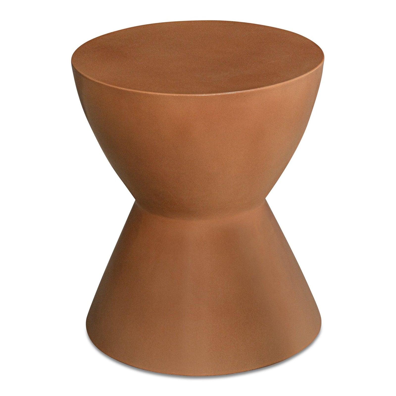 Moe's Home Collection - Hourglass Outdoor Stool Terracotta - BQ-1022-23 | American Home Furniture