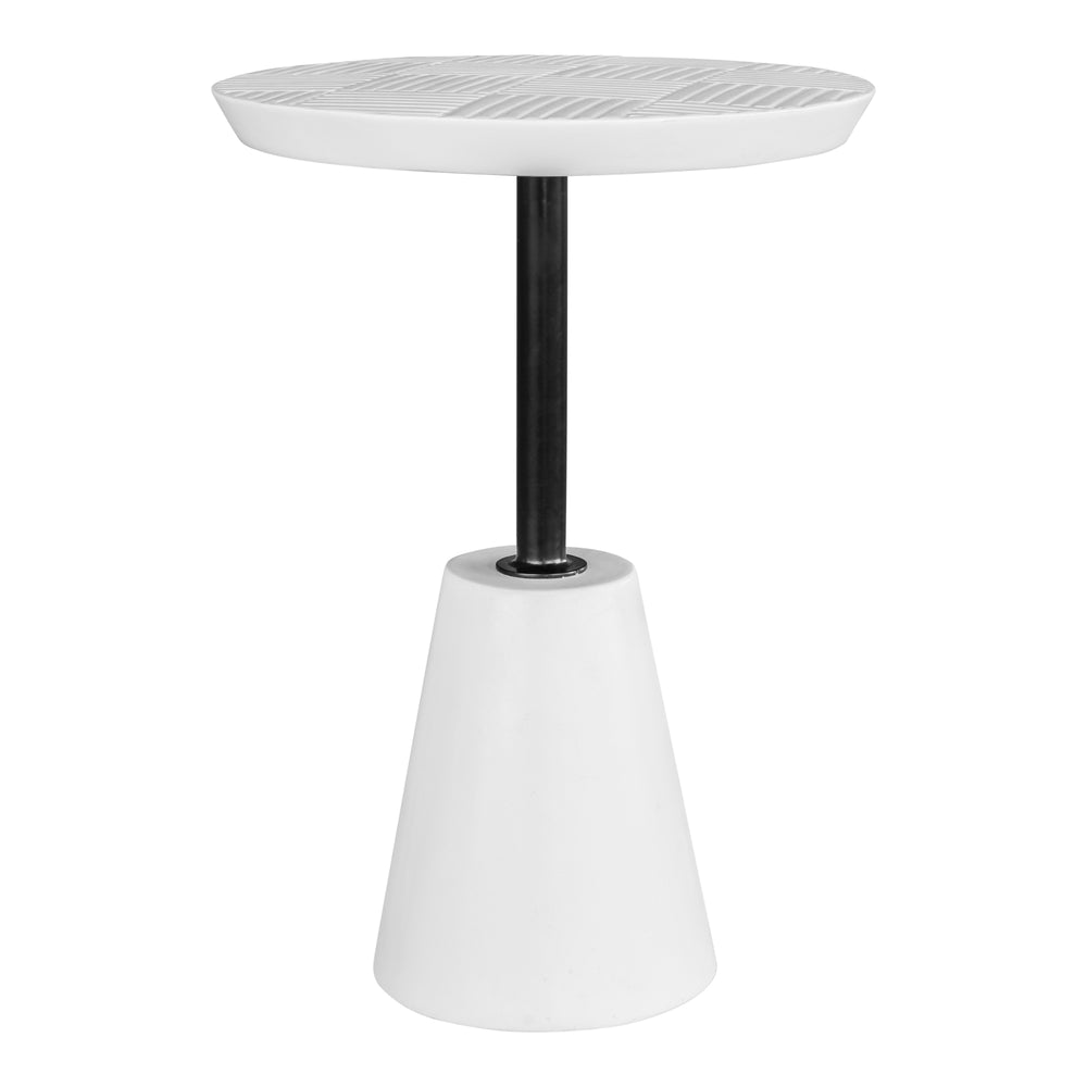 American Home Furniture | Moe's Home Collection - Foundation Outdoor Accent Table White