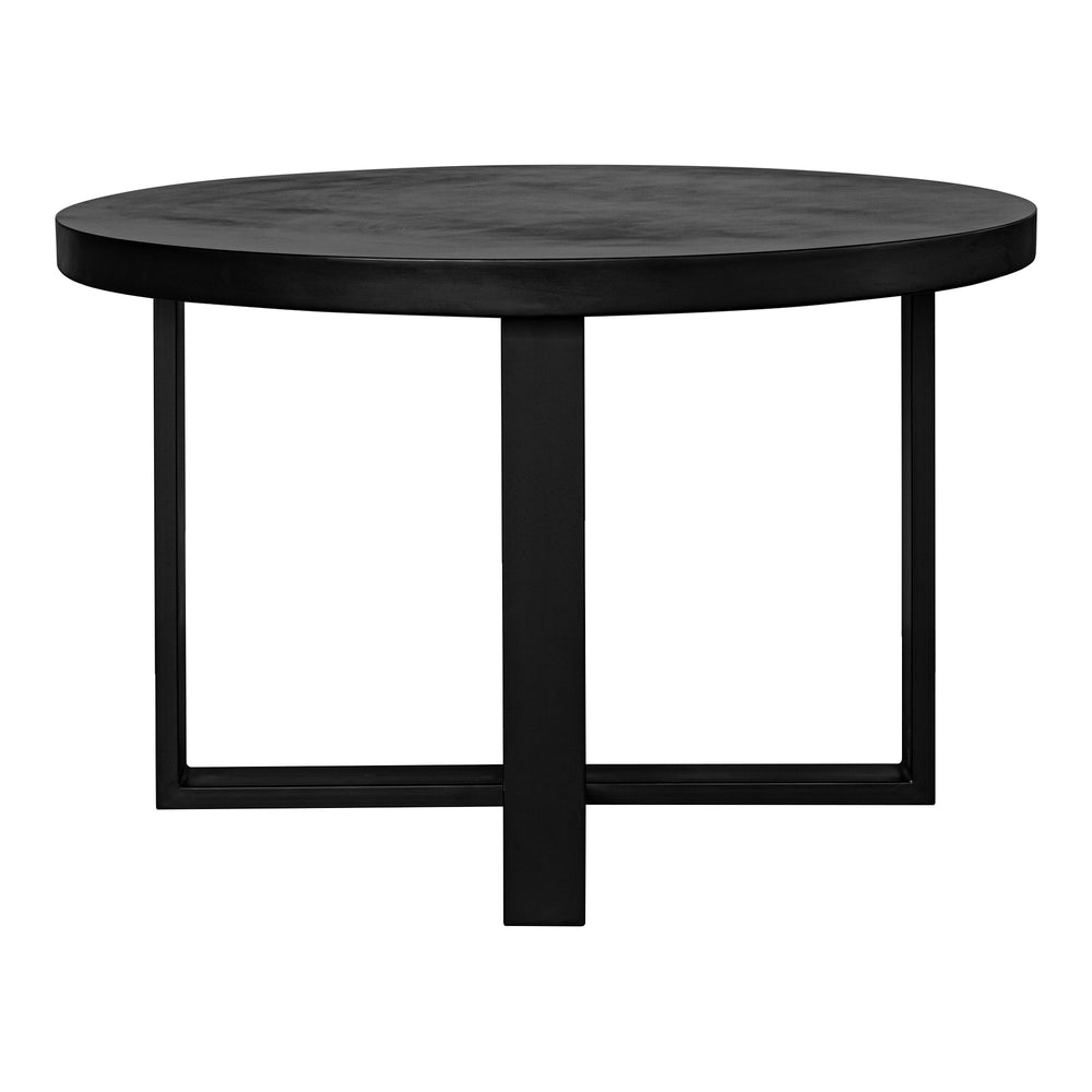 American Home Furniture | Moe's Home Collection - Jedrik Round Outdoor Dining Table Black