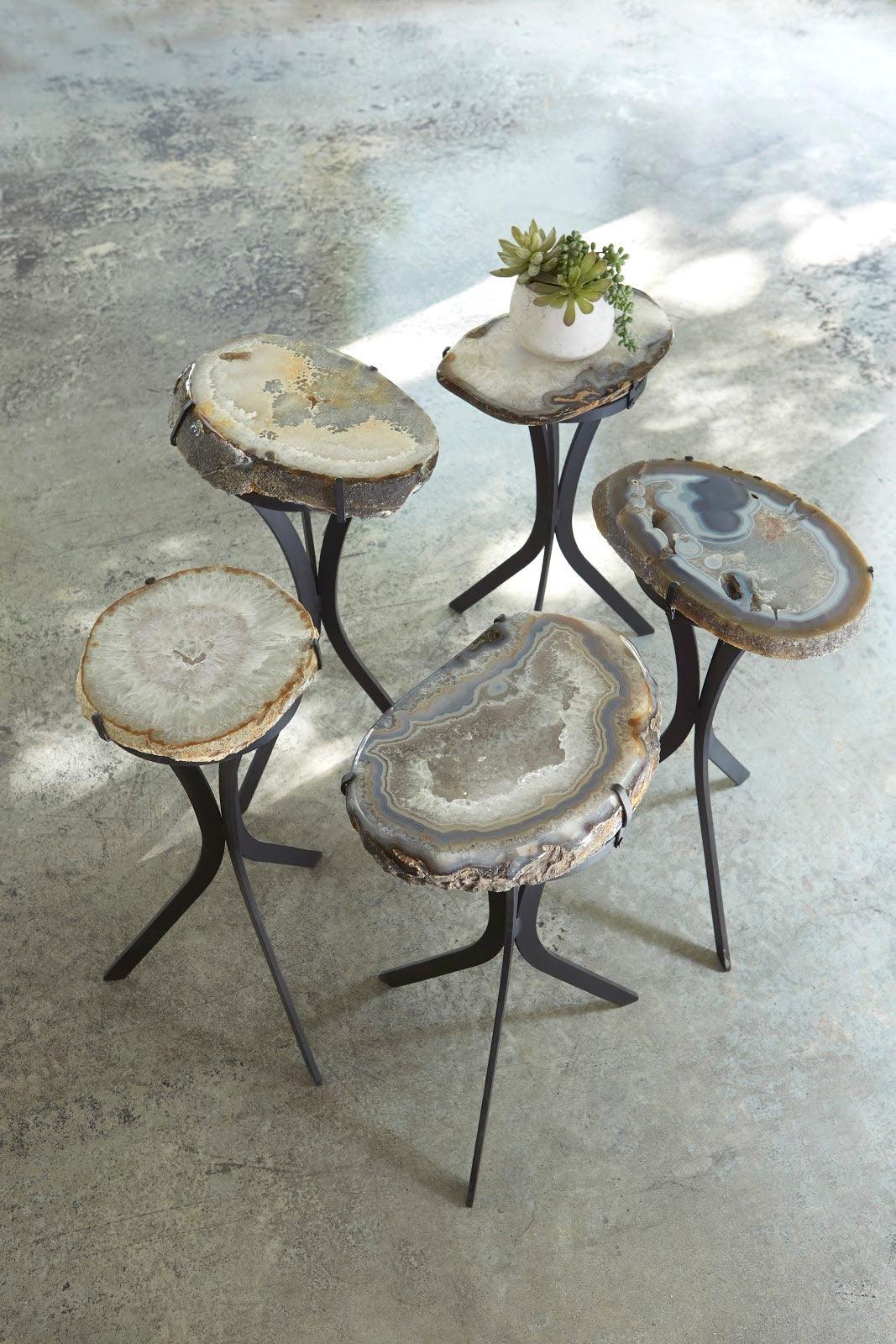 Phillips Collection Agate Side Table, Assorted ACCENT TABLES