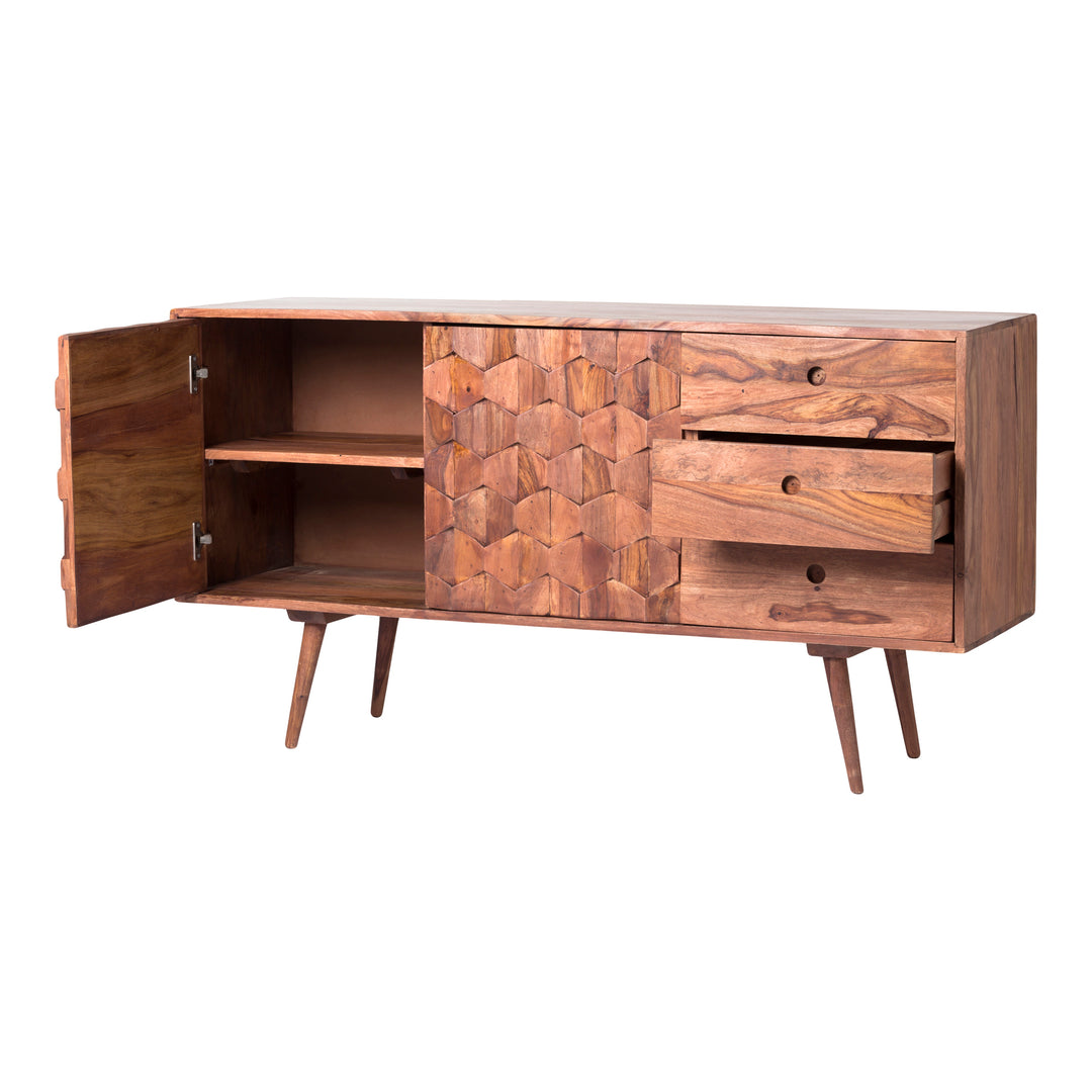 American Home Furniture | Moe's Home Collection - O2 Sideboard Brown