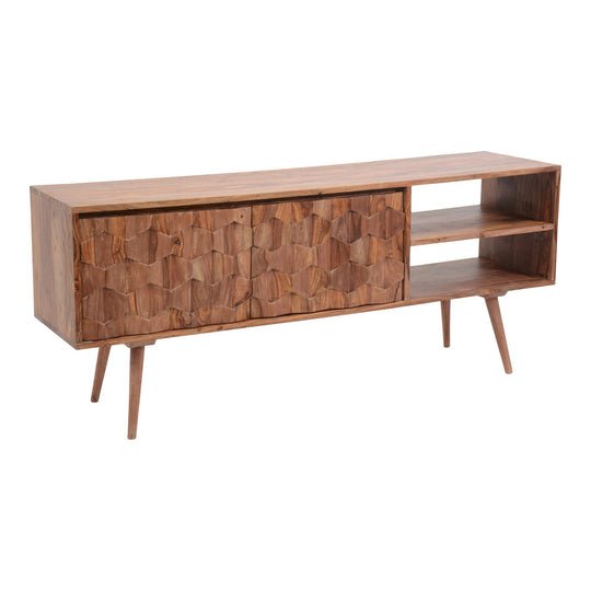 Moe's Home Collection - O2 Tv Cabinet Brown - BZ-1020-24 | American Home Furniture