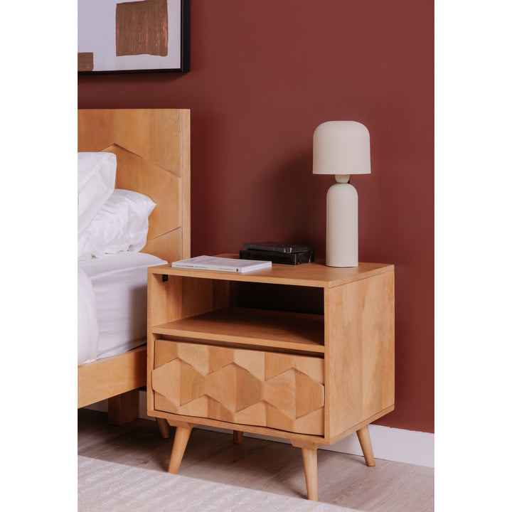 American Home Furniture | Moe's Home Collection - O2 Nightstand Light Golden