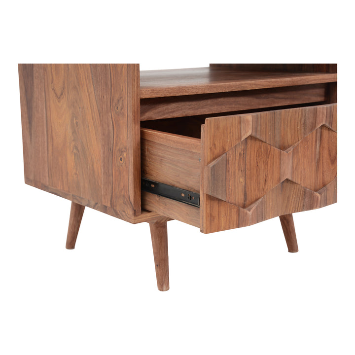 American Home Furniture | Moe's Home Collection - O2 Nightstand Brown