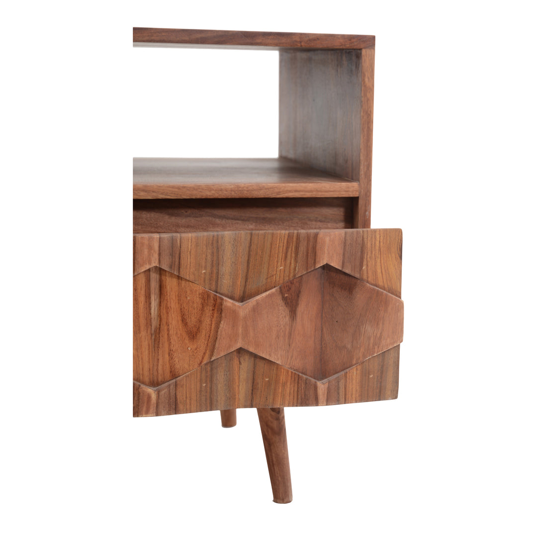 American Home Furniture | Moe's Home Collection - O2 Nightstand Brown